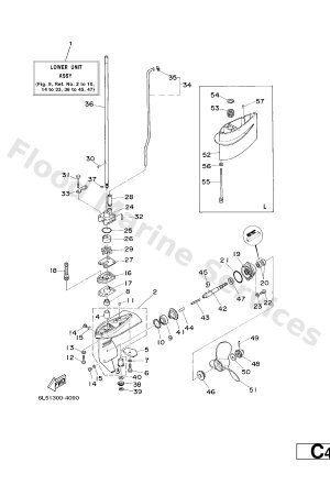 Diagram for LOWER CASING. DRIVE