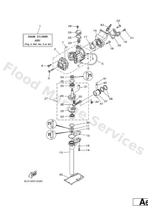 Diagram for CYLINDER. CRANKCASE