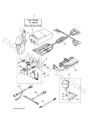 Diagram for DUAL STATION KIT (SINGLE)