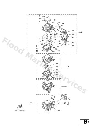 Diagram for CARBURETOR 1