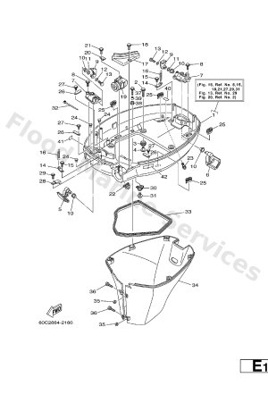 Diagram for BOTTOM COWLING