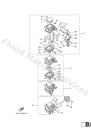Diagram for CARBURETOR 1
