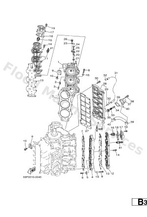 Diagram for CYLINDER. CRANKCASE 2