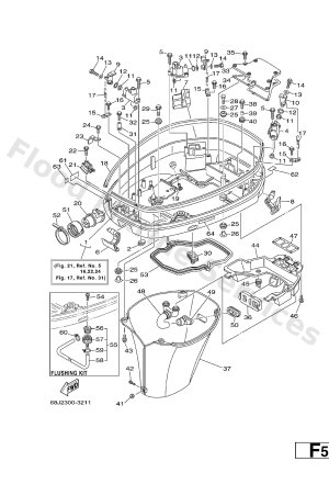 Diagram for BOTTOM COWLING