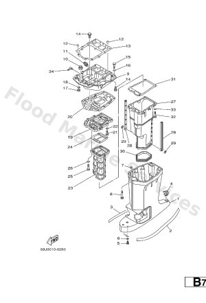 Diagram for UPPER CASING