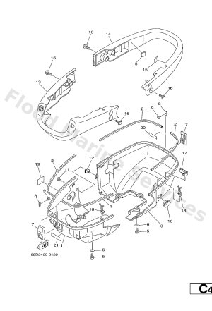 Diagram for BOTTOM COWLING
