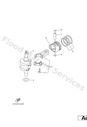 Diagram for CRANKSHAFT. PISTON