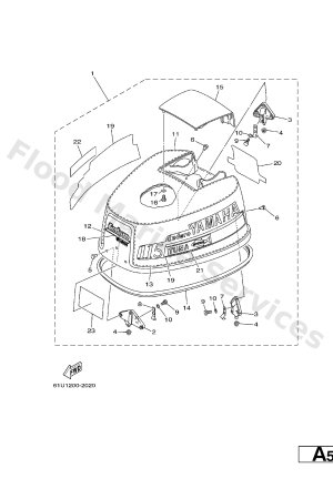Diagram for TOP COWLING 2
