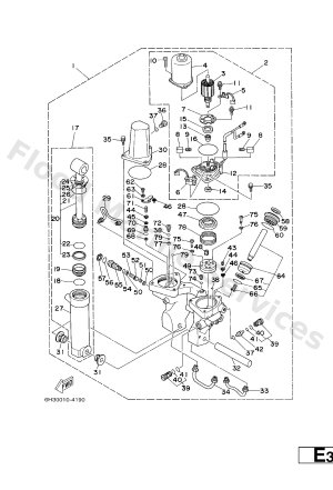 Diagram for POWER TRIM & TILT ASSY