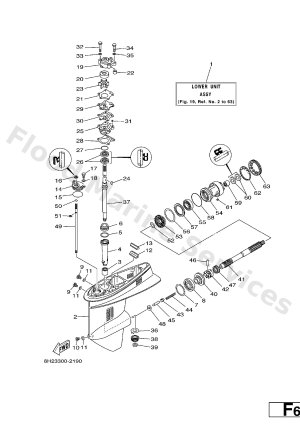 Diagram for LOWER CASING. DRIVE 3