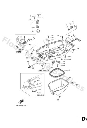Diagram for BOTTOM COWLING