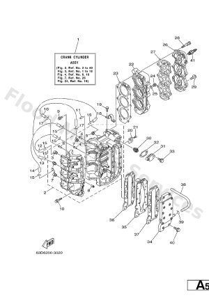 Diagram for CYLINDER. CRANKCASE