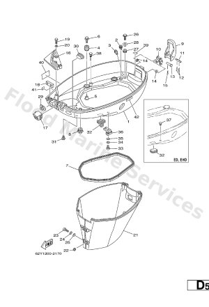 Diagram for BOTTOM COWLING