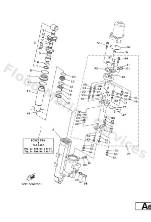 Diagram for POWER TRIM & TILT ASSY 1