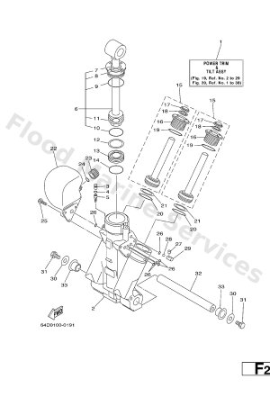 Diagram for POWER TRIM & TILT ASSY 1