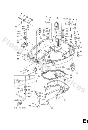 Diagram for BOTTOM COWLING