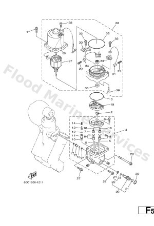 Diagram for POWER TRIM & TILT ASSY 2