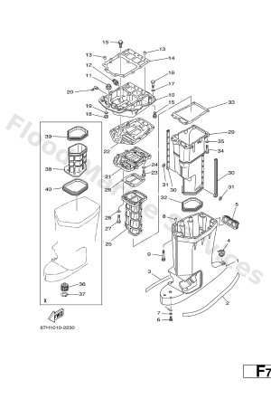 Diagram for UPPER CASING