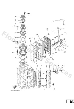 Diagram for CYLINDER. CRANKCASE 2