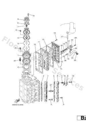 Diagram for CYLINDER. CRANKCASE 2