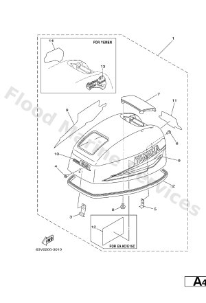 Diagram for TOP COWLING