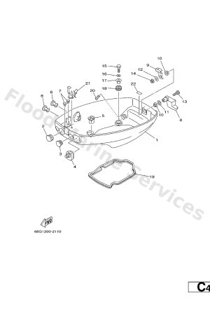 Diagram for BOTTOM COWLING
