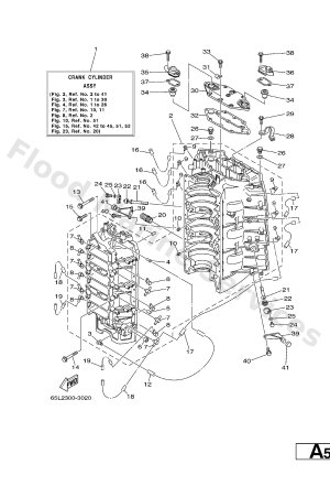 Diagram for CYLINDER. CRANKCASE 1
