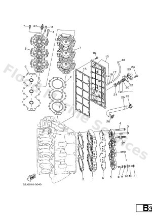 Diagram for CYLINDER. CRANKCASE 2