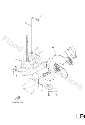 Diagram for LOWER CASING. DRIVE 2