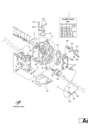 Diagram for CYLINDER. CRANKCASE 1