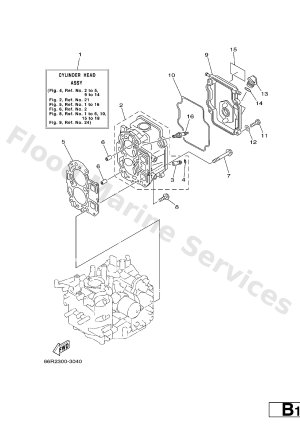 Diagram for CYLINDER. CRANKCASE 2