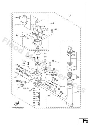Diagram for POWER TRIM & TILT ASSY