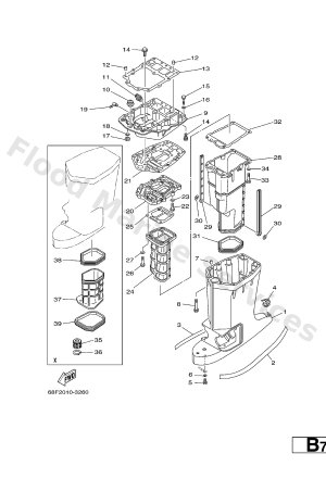 Diagram for UPPER CASING