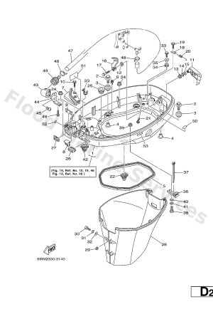 Diagram for BOTTOM COWLING