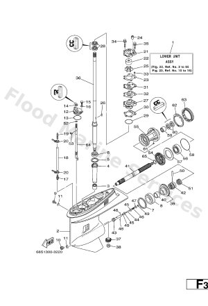 Diagram for LOWER CASING. DRIVE 1