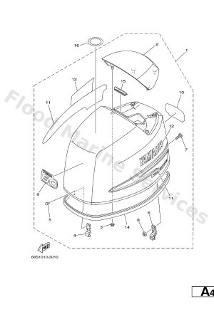 Diagram for TOP COWLING