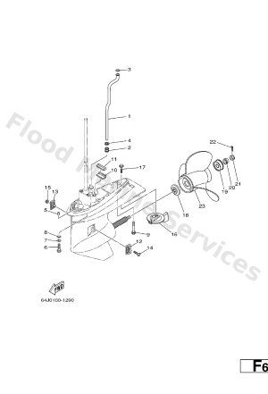 Diagram for LOWER CASING. DRIVE 2