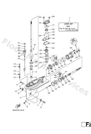 Diagram for LOWER CASING. DRIVE 1