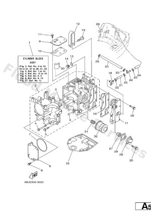 Diagram for CYLINDER. CRANKCASE 1