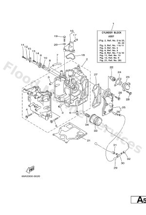 Diagram for CYLINDER. CRANKCASE 1