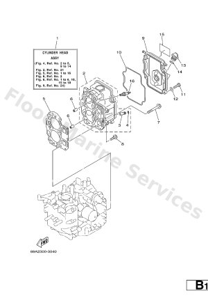 Diagram for CYLINDER. CRANKCASE 2