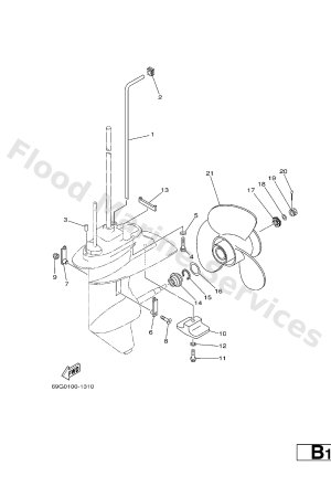 Diagram for LOWER CASING. DRIVE 2