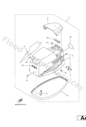 Diagram for TOP COWLING