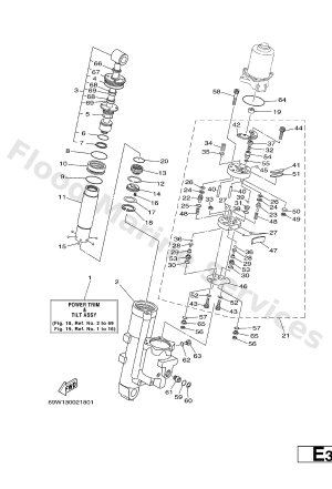 Diagram for POWER TRIM & TILT ASSY 1