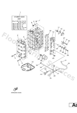 Diagram for CYLINDER. CRANKCASE 1