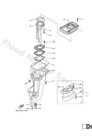Diagram for UPPER CASING