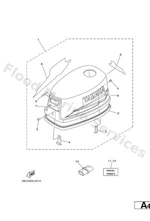 Diagram for TOP COWLING