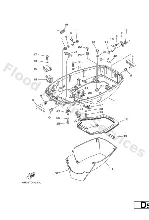 Diagram for BOTTOM COWLING