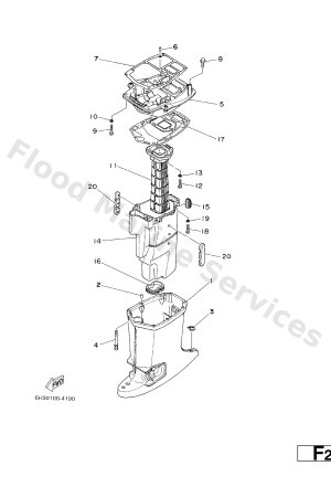 Diagram for UPPER CASING