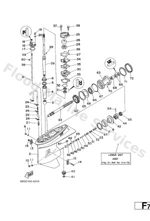 Diagram for LOWER CASING. DRIVE 2